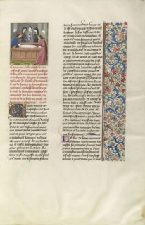 The Duchess of Lancaster Burying her Husband in the Cathedral of Seville; Bruges, Belgium; about 1480 - 1483; Tempera colors
