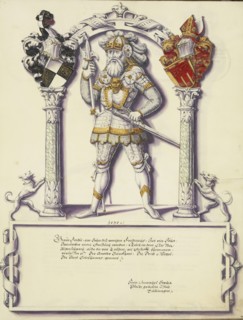 Fridle Hohenzollern; Jörg Ziegler, German, early 16th century - 1574,1577, Augsburg, probably, Germany; about 1572; Pen