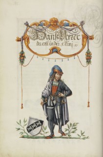 The Fourth Generation, Hans Derrer; Nuremberg, Germany; about 1626 - 1711; Tempera colors with gold and silver highlights