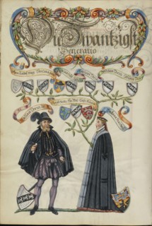 The Twentieth Generation, Lasslau Derrer; Nuremberg, Germany; about 1626 - 1711; Tempera colors with gold and silver highlights