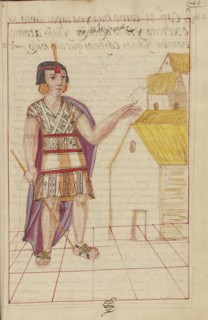 Huayna Capac at Tumibamba; Madrid, Spain; completed in 1616; Ms. Ludwig XIII 16, fol. 62