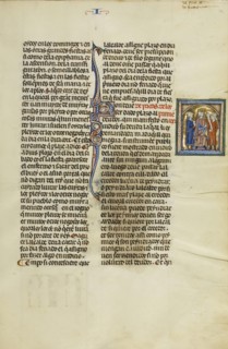 Initial N: A Judge and an Attorney with a Third Man; Unknown, Michael Lupi de Çandiu, Spanish, active Pamplona, Spain 1297