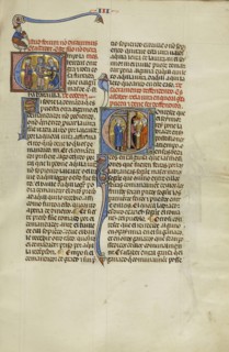 Initial E: Two Soldiers Fighting and a Judge; Initial C: A King Pulling a Man Through a Portal; Unknown, Michael Lupi de Çandiu