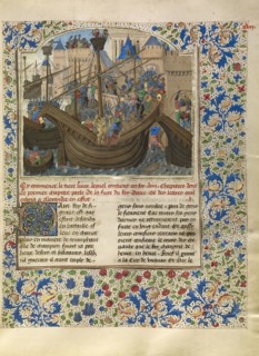 Alexander Attacks the City of Tyre; Master of the Jardin de vertueuse consolation and assistant, Flemish