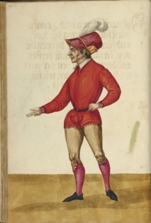 A Herald; Augsburg, probably, Germany; about 1560 - 1570; Tempera colors and gold and silver paint on paper