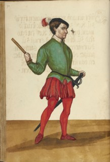 A Herald; Augsburg, probably, Germany; about 1560 - 1570; Tempera colors and gold and silver paint on paper