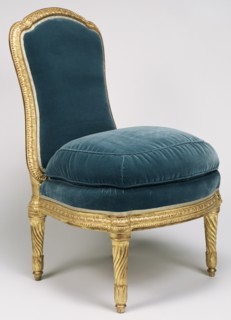 Side Chair, chaise à la reine, Jean Boucault, French, 1705 - 1786, master 1728), Paris, France; about 1765 - 1770; Gessoed