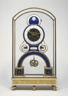 Mantel Clock; Movement by Nicolas-Alexandre Folin, French, about 1750 - after 1815, master 1789), and enamel plaques by Georges