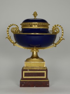 Lidded Bowl, vase cassolette, Mounts attributed to Pierre-Philippe Thomire, French, 1751 - 1843, master 1772), Sèvres