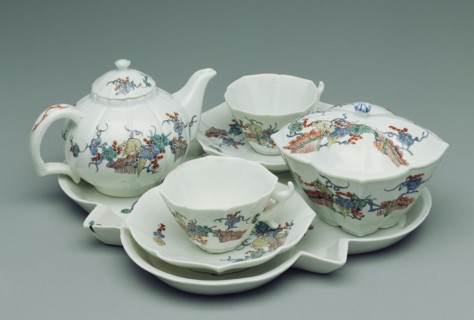 Tea Service; Chantilly Porcelain Manufactory, French, active about 1725 - about 1792, Chantilly, France; about 1730 - 1735