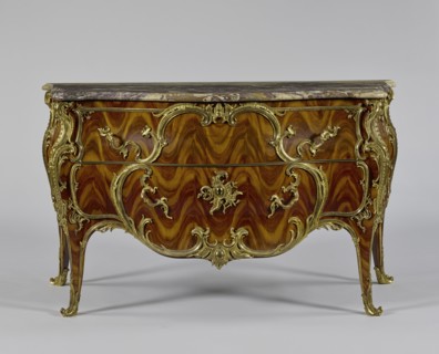 Commode; Attributed to Jean-Pierre Latz, French, about 1691 - 1754, Paris, France; about 1745–1749; Oak and poplar veneered