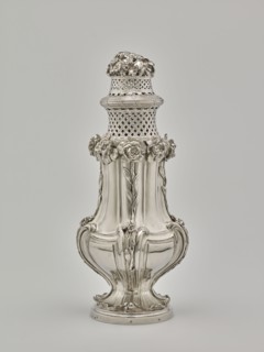 Sugar Caster, one of a pair, sucrier à poudre, Simon Gallien, French, died 1757, master 1714), Paris, France; 1743; Silver