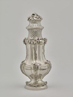 Sugar Caster, one of a pair, sucrier à poudre, Simon Gallien, French, died 1757, master 1714), Paris, France; 1743; Silver