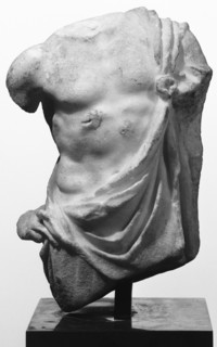 Fragmentary Statue of Asklepios; Roman Empire; 1st century; Marble; 26 cm, 10 1,4 in