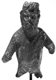 Fragmentary Statuette of Pan; Roman Empire; 2nd century; Bronze; 8.9 cm, 3 1,2 in