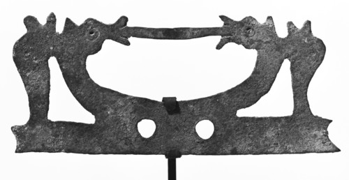 Plaque; Dorset, Britain; 4th - 5th century; Bronze; 3.8 × 3.9 cm, 1 1,2 × 1 9,16 in