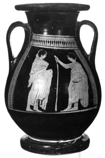 Attic Red-Figure Pelike; Athens, Greece; 450 - 440 B.C; Terracotta; 29.8 cm, 11 3,4 in