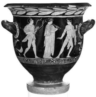 Attic Red-Figure Bell Krater; Attributed to Christie Painter; Athens, Greece; 430 - 420 B.C; Terracotta; 30 × 30.5 cm