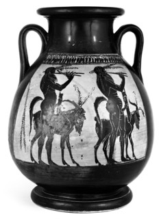 Attic Black-Figure Pelike; Attributed to Theseus Painter, Greek, Attic, active about 510 - about 490 B.C., Athens, Greece