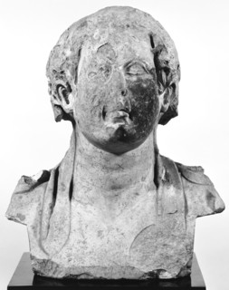Herm of a Youth; Asia Minor; 2nd century; Marble, burned in a fire in part to limestone; 27 cm, 10 5,8 in