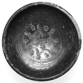 Campanian Black Bowl; Campania, South Italy, Europe; 323 - 31 B.C; Terracotta; 6.3 x 15.8 cm, 2 1,2 x 6 1,4 in