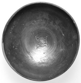 Campanian Black Bowl; Campania, South Italy, Europe; 323 - 31 B.C; Terracotta; 6.3 x 15.8 cm, 2 1,2 x 6 1,4 in