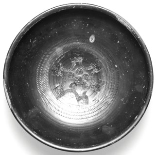 Campanian Black Bowl; Campania, South Italy, Europe; 323 - 31 B.C; Terracotta; 6.6 x 17.3 cm, 2 5,8 x 6 13,16 in