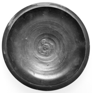 Campanian Black Bowl; Campania, South Italy, Europe; 323 - 31 B.C; Terracotta; 3.7 x 16.5 cm, 1 7,16 x 6 1,2 in
