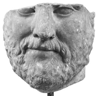 Head of a Man, perhaps Phokion; Asia Minor, ?, early 2nd century A.D; Marble, grayish crystalline; 16.5 cm, 6 1,2 in