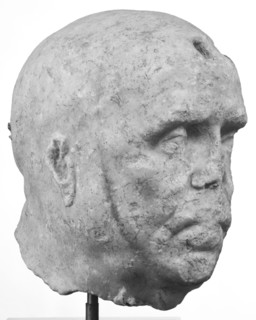 Over Life-Size Relief Head of Emperor Galba?; Asia Minor; about A.D. 69; Asia Minor marble; 28.7 cm, 11 5,16 in