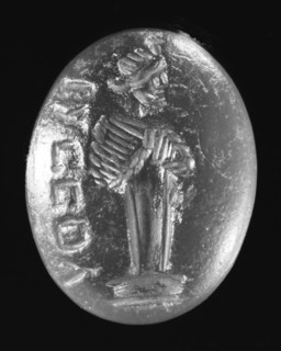 Engraved Gem; Roman Empire; 1st century; Carnelian; 1.1 x 0.9 x 0.4 cm, 7,16 x 3,8 x 3,16 in