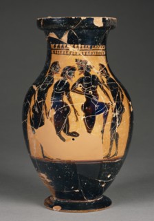 Attic Black-Figure Oinochoe; Akin to Leagros Group, Greek, Attic, active 525 - 500 B.C., Athens, Greece; about 510 B.C