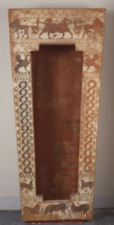 Sarcophagus; Attributed to the Albertinum Group; Clazomenae, Ionia; 480 - 470 B.C; Terracotta; 221.5 × 101 × 60 cm