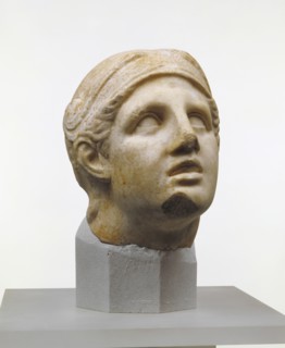 Head of Achilles; Unknown, Copy after Skopas, Greek, active about 370 - 330 B.C., Europe, ?, 20th century; Doliana marble