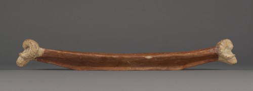 Vase in the Shape of a Boat with Rams' Heads; Etruria; 5th century B.C; Terracotta; 6.4 × 11.8 × 44.5 cm