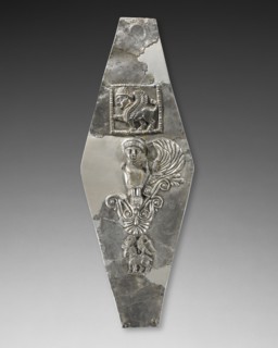 Prometopidion or Forehead Ornament from a Horse Trapping of Greek-Hellenistic Type; 2nd century B.C; Silver; 26 cm, 10 1,4 in