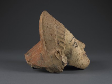 Antefix; Caere, Etruria; late 6th century B.C; Terracotta; 24 × 18 × 9 cm, 9 7,16 × 7 1,16 × 3 9,16 in