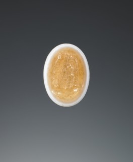 Engraved Gem; 1st century; Banded agate, light brown,white,gray,brown,gray; 1.5 × 1.1 × 0.6 cm, 9,16 × 7,16 × 1,4 in