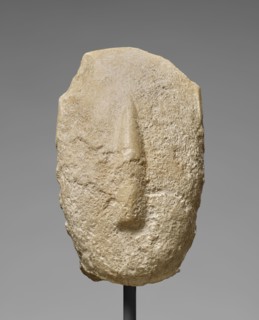 Head from a Female Figure; Goulandris Master, Cycladic, active 2500 - 2400 B.C., Cyclades, Greece; 2800 - 2200 B.C; Naxian