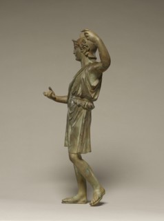 Statuette of Roma or Virtus; Rome, Lazio, Italy; 50 - 75; Bronze; 33.1 cm, 13 1,16 in