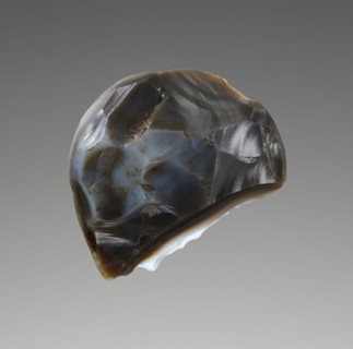 Cameo Gem with Head of Alexander the Great; 50 B.C.–A.D. 50; White and gray sardonyx; 1.6 × 1.3 × 0.9 cm, 5,8 × 1,2 × 3,8 in