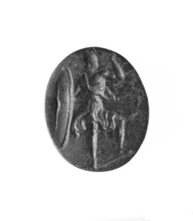Ring; Greece; late 4th–early 3rd century B.C; Iron; 2.5 × 2.1 cm, 1 × 13,16 in