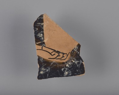 Attic Red-Figure Oinochoe Fragment; Attributed to the Manner of the Berlin Painter, Greek, Attic, active about 500 - about 460