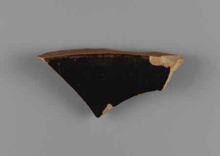 Attic Red-Figure Volute Krater Fragment; Athens, Greece; about 480 - 470 B.C; Terracotta; 18.3 cm, 7 3,16 in
