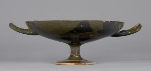 Attic Red-Figure Cup Type B; Attributed to Brygos Painter, Greek, Attic, active about 490 - 470 B.C., Athens, Greece