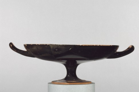 Wine Cup with a Sexual Encounter; Foundry Painter, Greek, Attic, active 500 - 470 B.C., Athens, Greece; about 480 B.C