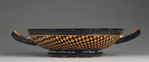 Attic Red-Figure Stemless Kylix; Attributed to the Marlay Painter, Greek, Attic, active about 450 B.C., Athens, Greece