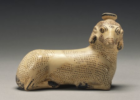 Ram; Greece, Corinth, 640 - 625 B.C; Terracotta; 9.1 x 2 x 14 cm, 3 9,16 x 13,16 x 5 1,2 in