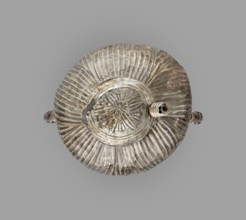 Spouted Jar with Lion-Griffin Handles; Persian Empire; 400–330 B.C; Gilt silver; 32.1 × 22.2 × 18.4 cm