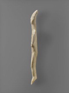 Female Figure with a Carved Mouth; Cycaldes, Greece; 2500–2400 B.C; Marble; 30.2 × 9.2 × 4 cm, 11 7,8 × 3 5,8 × 1 9,16 in